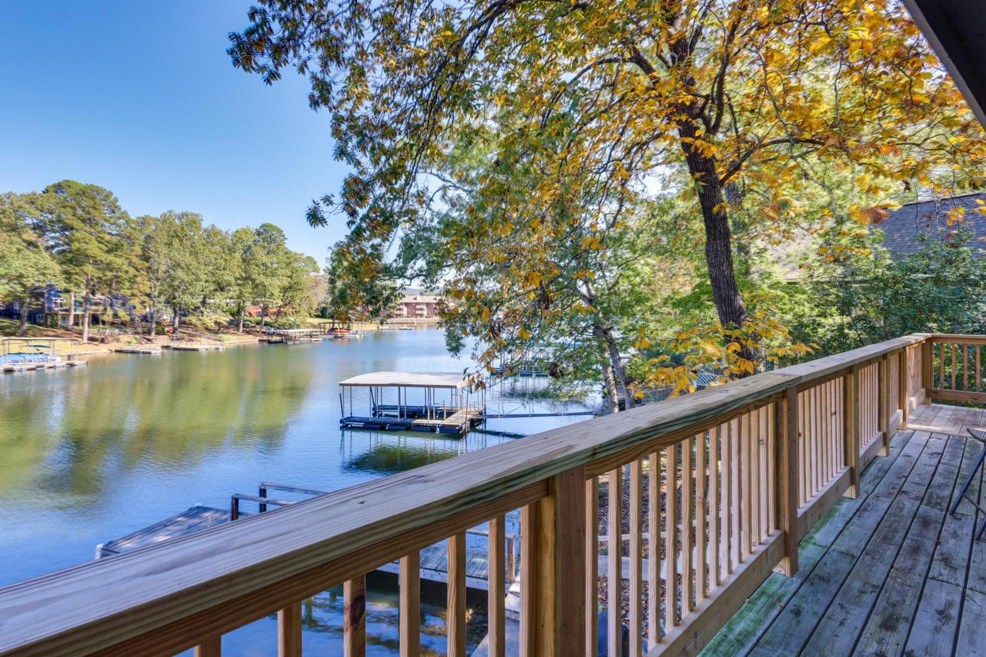 Lakefront Hot Springs Vacation Rental With Dock Exterior photo